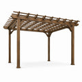 Holz Pergola Kiefer 300x400x250 cm Braun