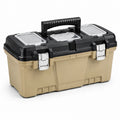 Polypropylen Werkzeugkiste mit Edelstahlverschlüssen 20L 53x27x26cm