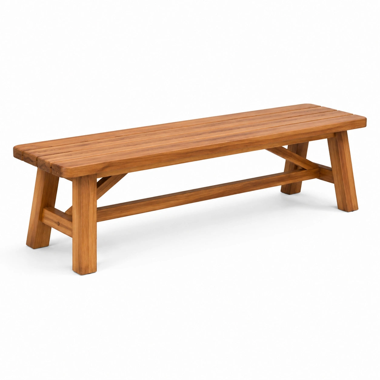 Ławka ogrodowa z drewna teakowego 180 cm